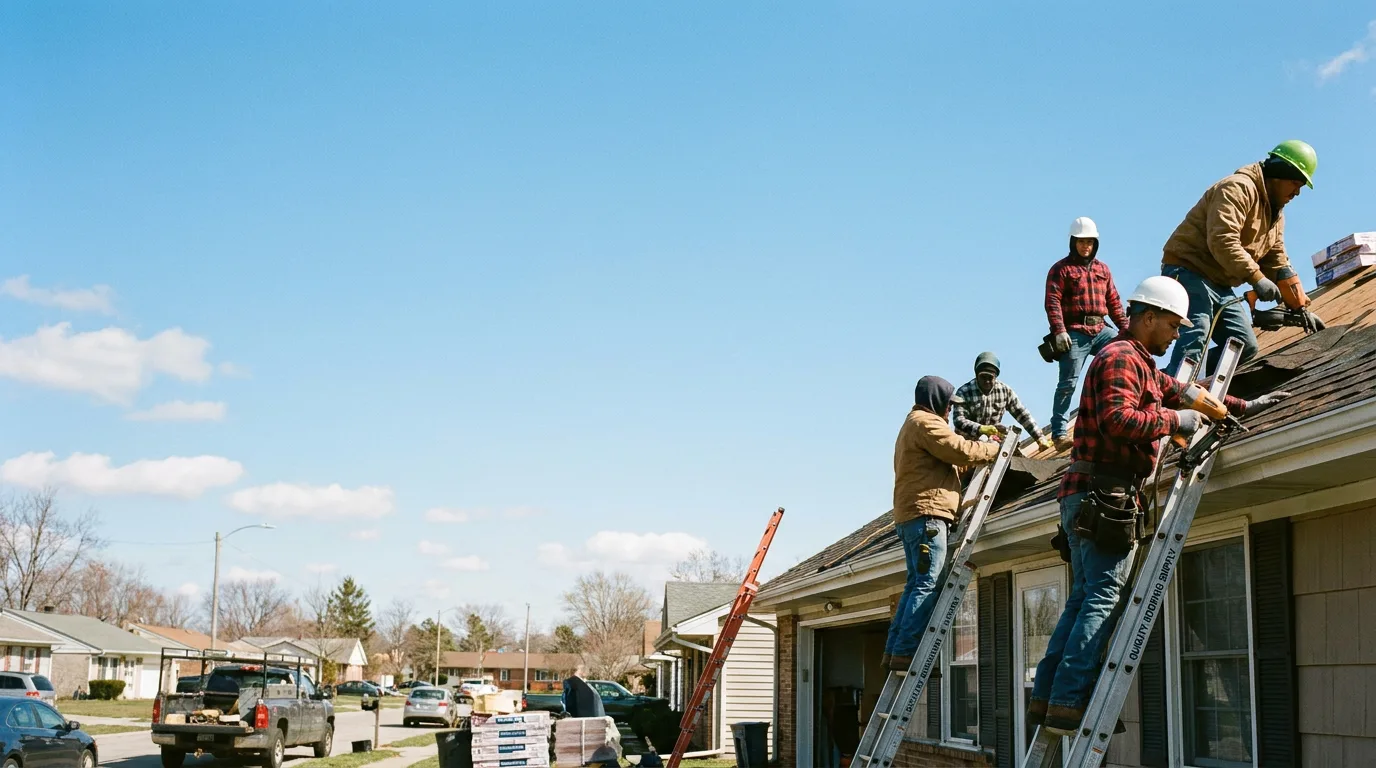 Roofing in Prairie City, IL near me